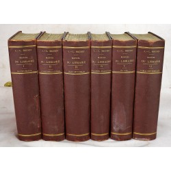 Manuel du Libraire et de l'amateur de Livres (6 volumes)